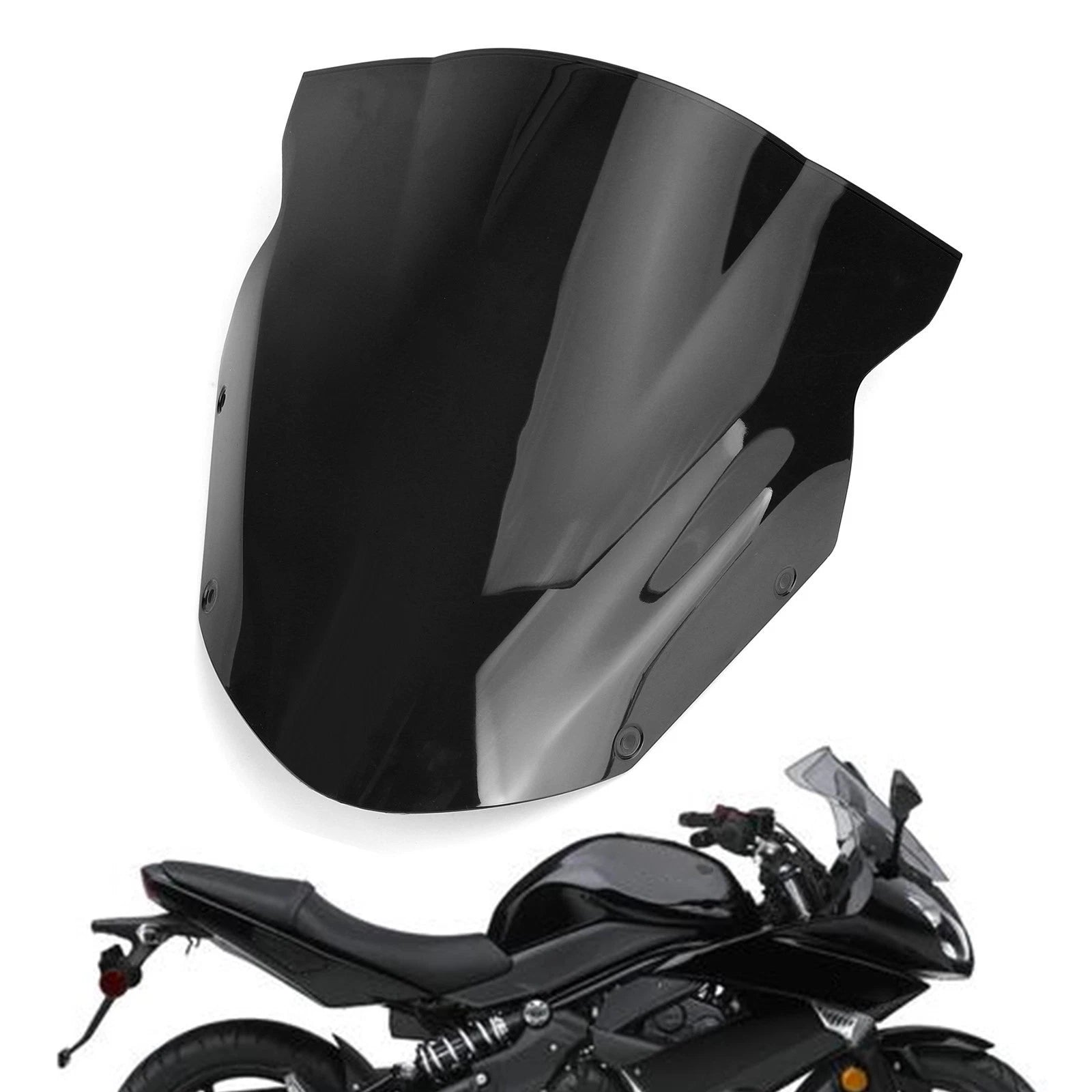Windscreen for Kawasaki Ninja 650 ER6F (2009–2011) Black