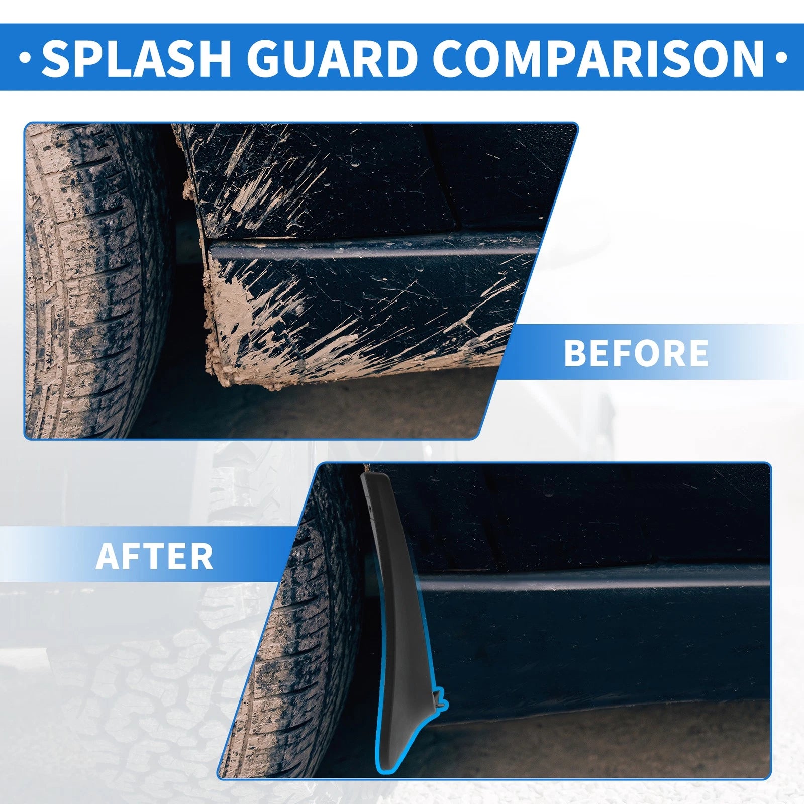 Mud Flaps Front and Rear Set for Chevrolet Equinox (2025–2026)