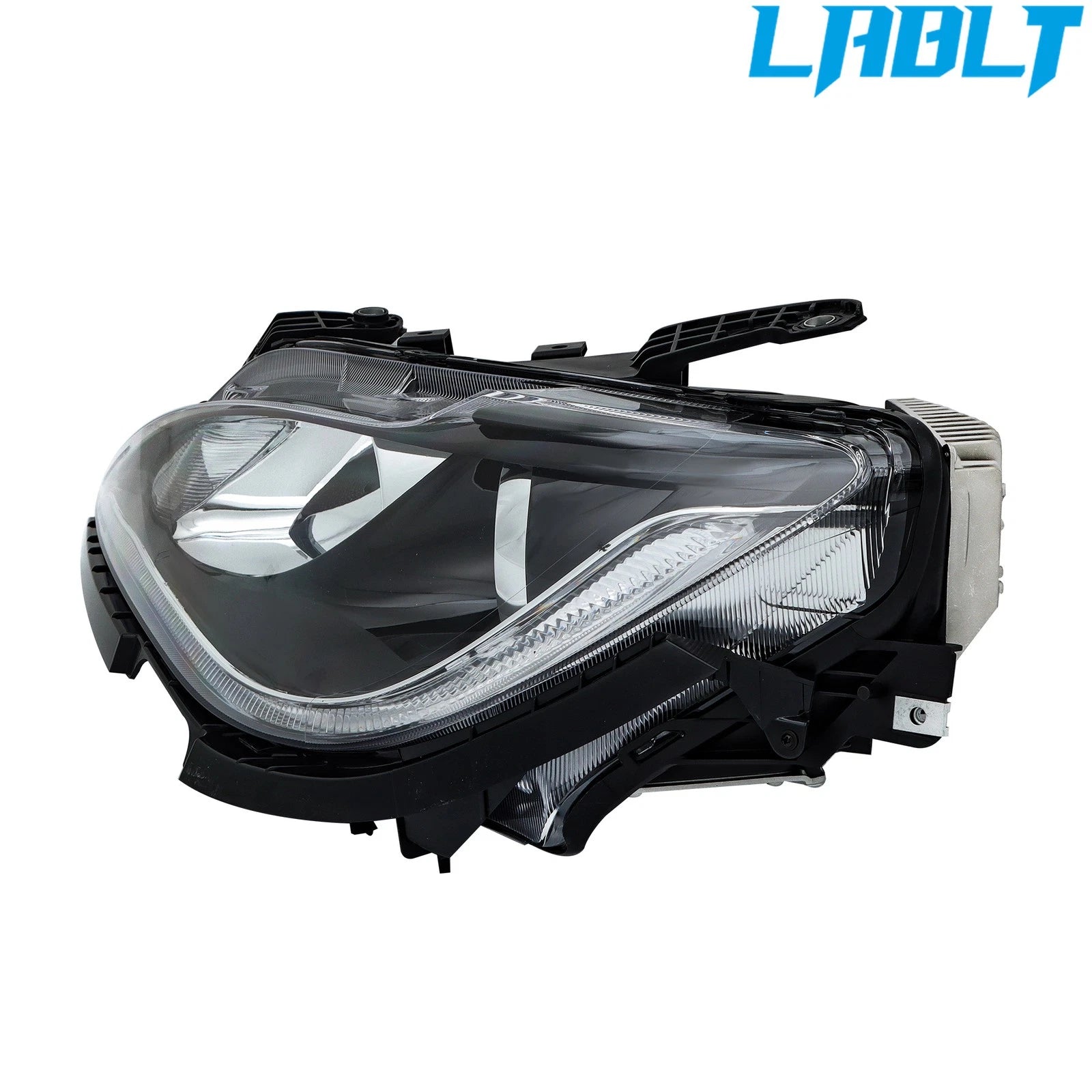 Left Headlight HID with LED DRL Black Trim for Chrysler Pacifica (2017–2020)