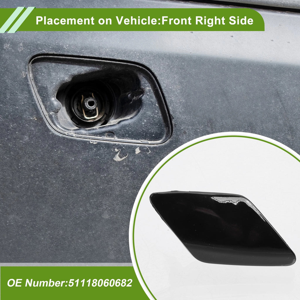 Front Right Washer Nozzle Cover Cap Replacement for BMW 428i (2014–2016)