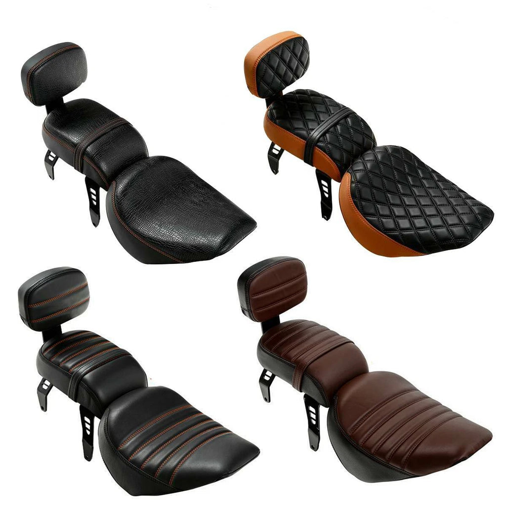 Driver & Passenger Seat Backrest Pad for Indian Scout Bobber (2018–2023)