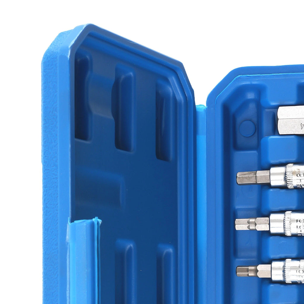 13-Piece Metric Hex Bit Socket Set 1/4 3/8 1/2 Drive 2mm-14mm