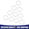 Oil Drain Plug Gaskets Silver Tone Replacement for BMW (2005–2020)