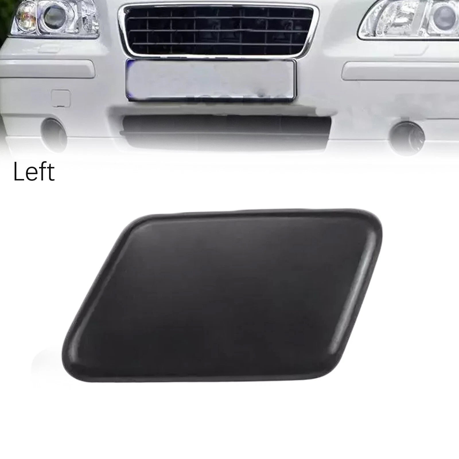 Front Bumper Headlight Washer Nozzle Cover for
