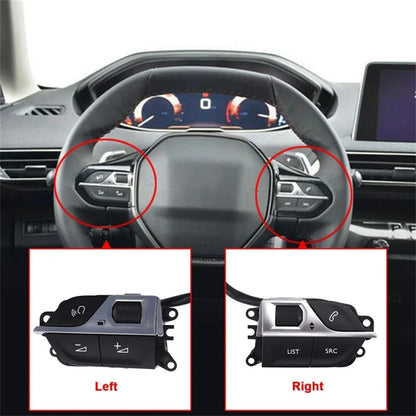 Multi-Function Steering Wheel Switch for Peugeot 4008 5008 508L (2008) - 98123137ZD, 98255044ZD