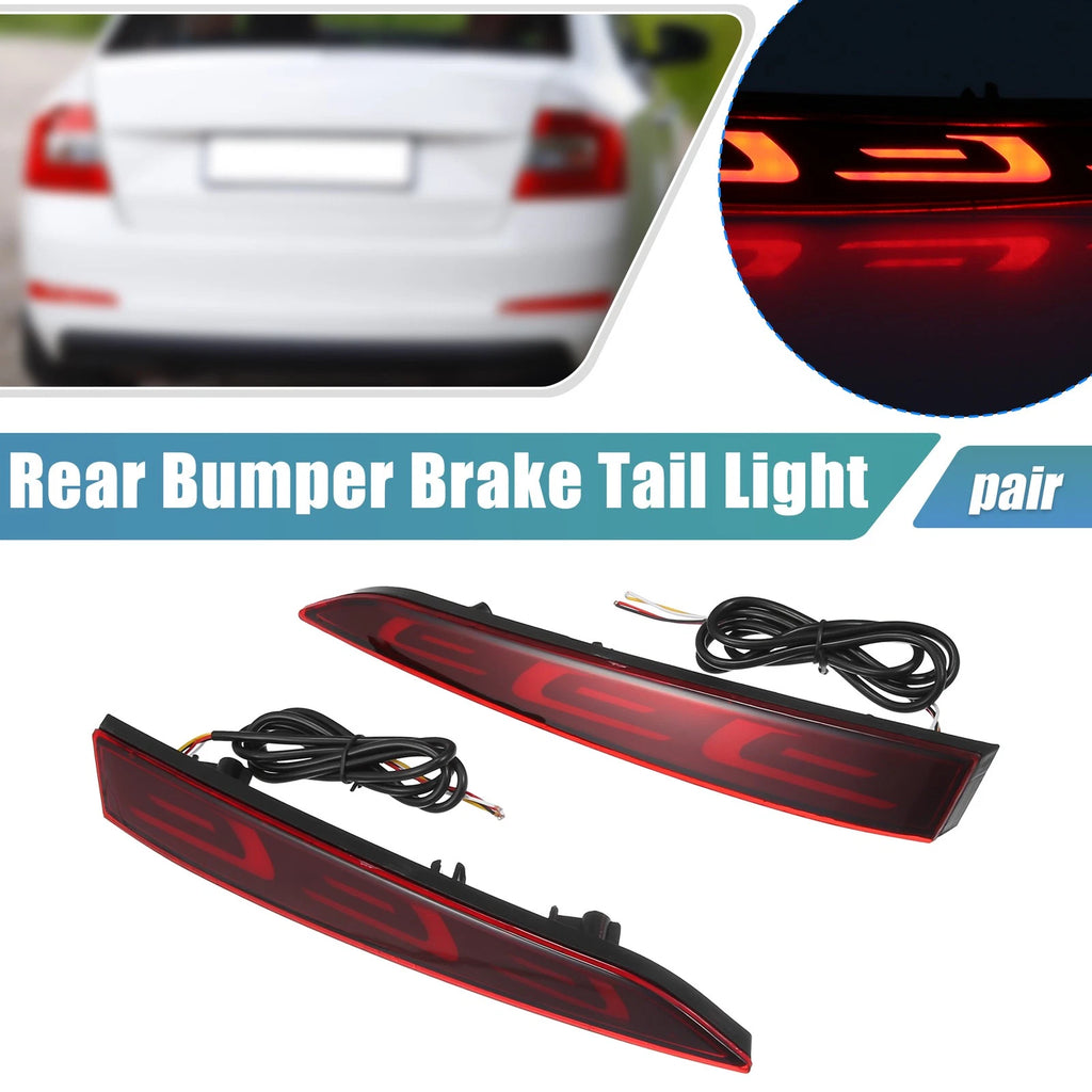 Rear Bumper Reflector Fog Brake Light Replacement for Hyundai Accent Verna (2012–2020)