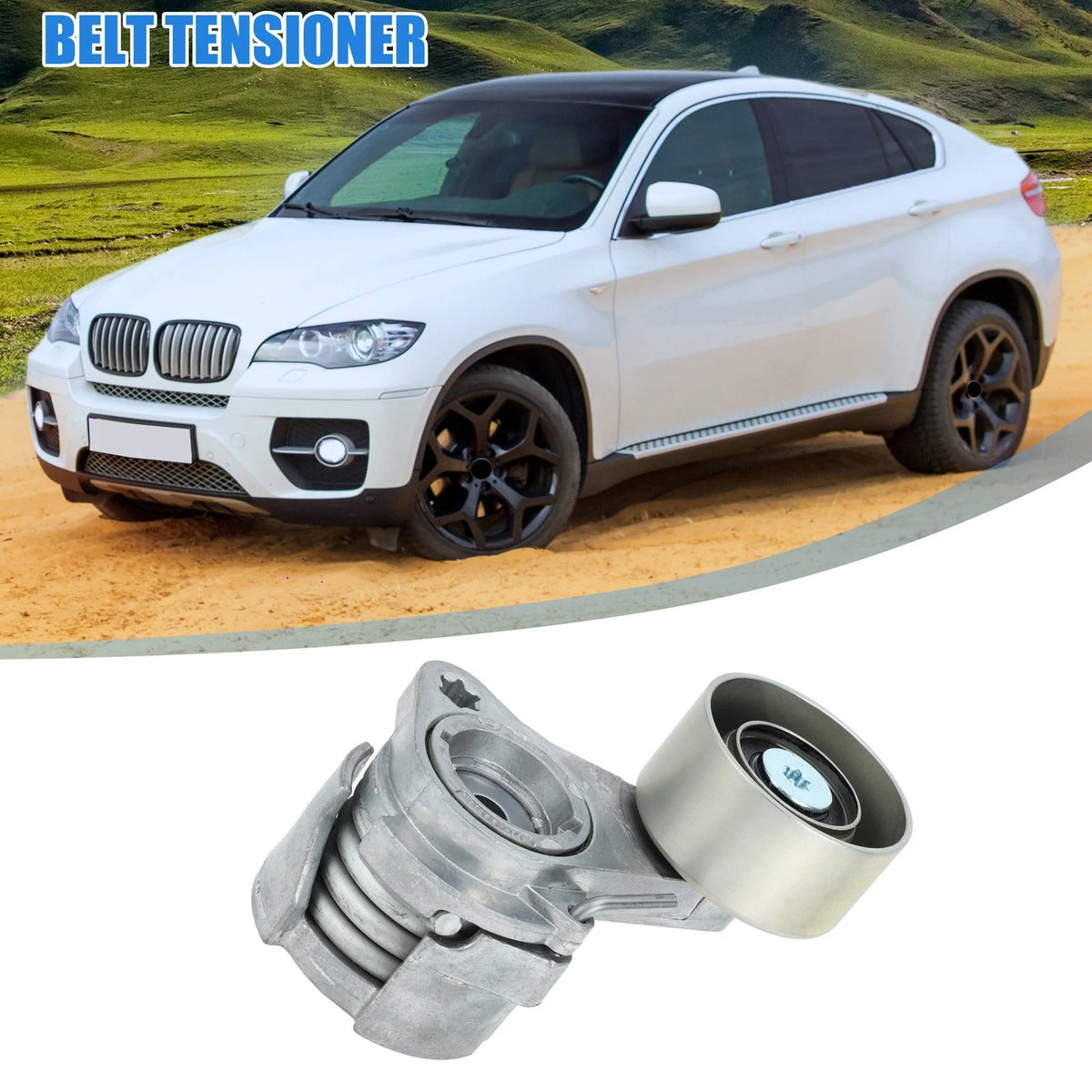 Belt Tensioner Assembly for BMW 740i 740Li X6 3.0L (2011–2013)