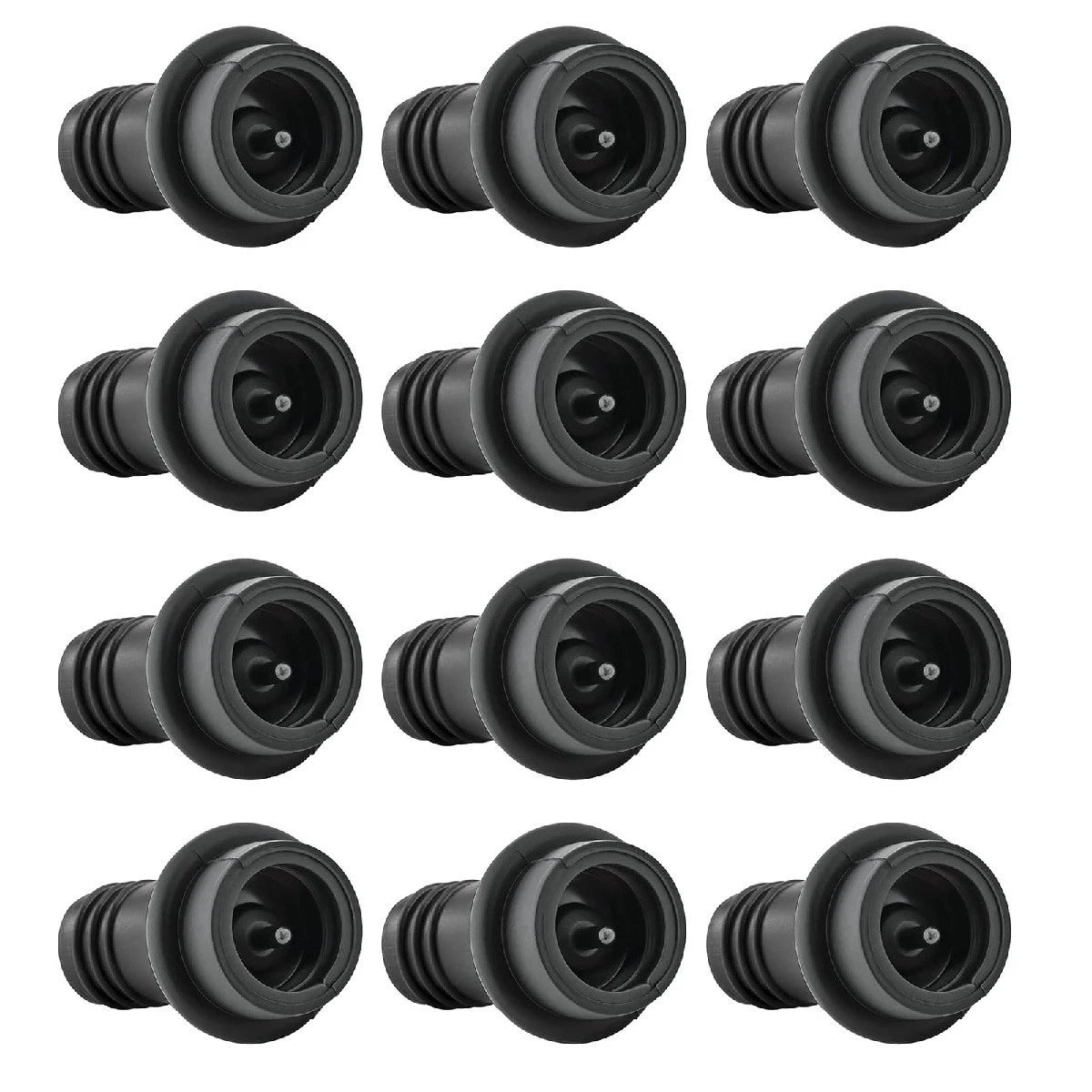 12 Pack Silicone Wine Stoppers for Vacuum Sealing