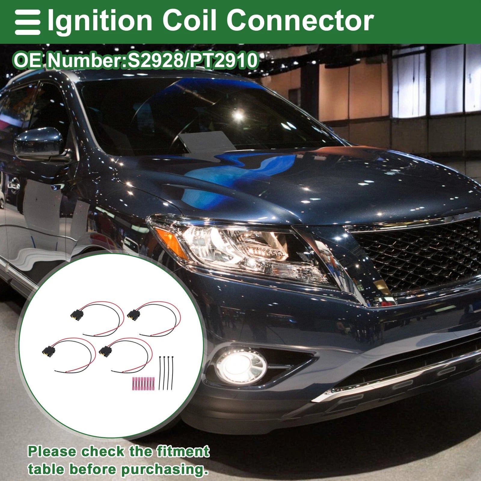 Ignition Coil Connector Set for Hyundai Accent 1.6L (2012–2020)