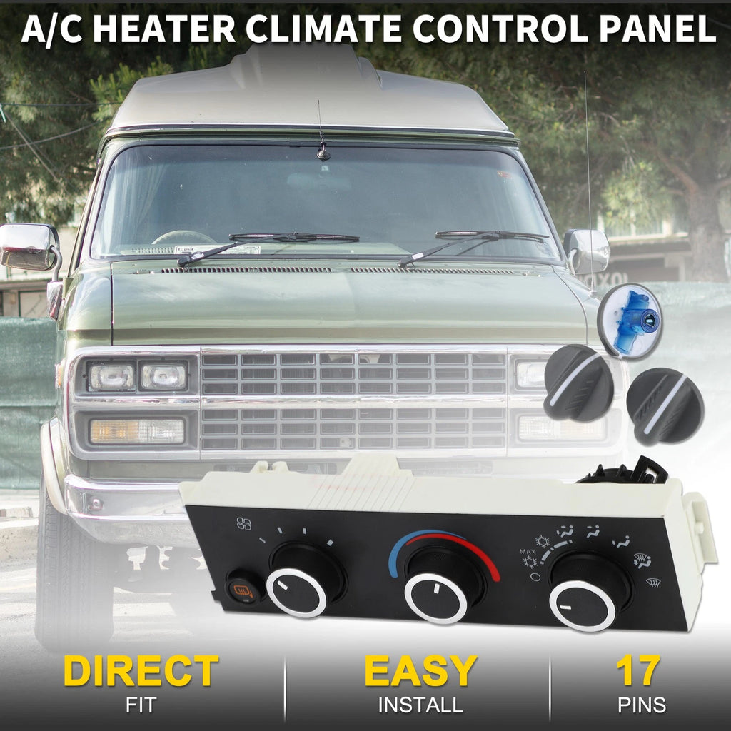 HVAC A/C Heater Climate Control Switch for Chevrolet Express 2500 (2008–2016)