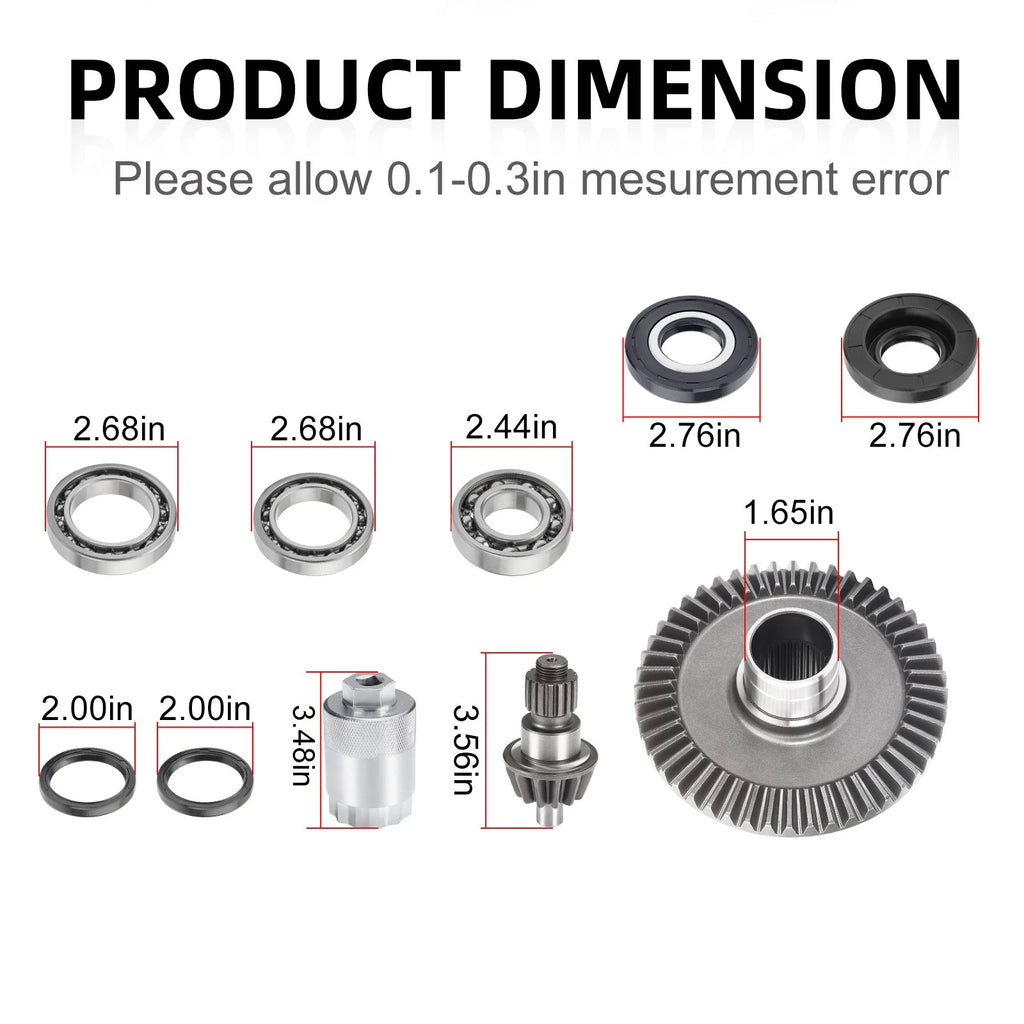 Rear Differential Rebuild Kit for Honda TRX250 (2001–2008)