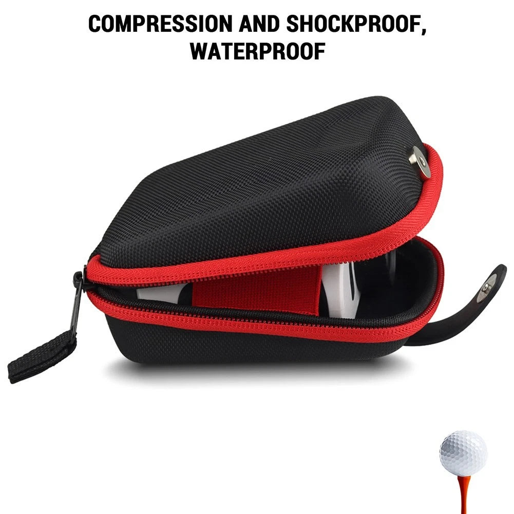 Hard Shell Golf Rangefinder Bag with Fleece Lining and Belt Loop