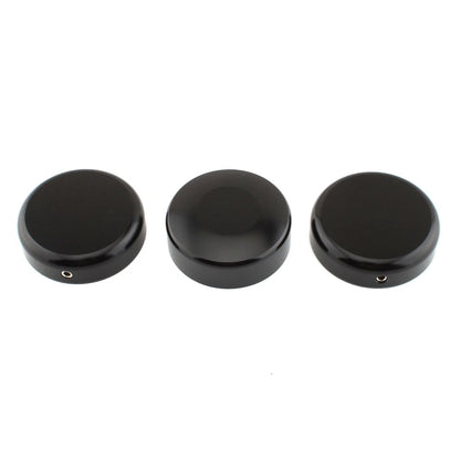3pcs Top Fork Tube Stem Nut For Harley V-ROD NIGHT ROD SPECIAL 2007-2011 Black