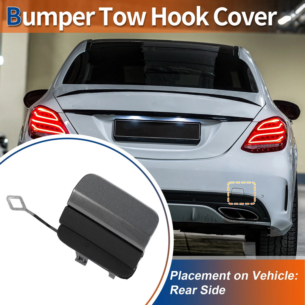Rear Tow Hook Cover Replacement for Mercedes-Benz C-Class (2015–2021)