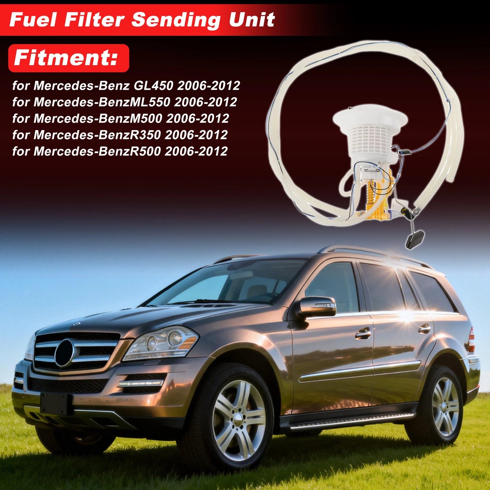 Fuel Filter Assembly Replacement for Mercedes-Benz GL450 (2006–2012)