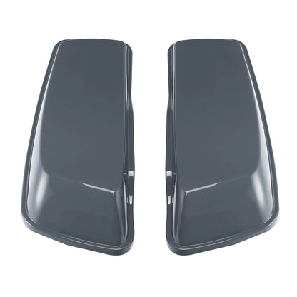 Hard Saddlebag Lids for Harley Road King, Street Glide (2014–2024) - Gunship Gray