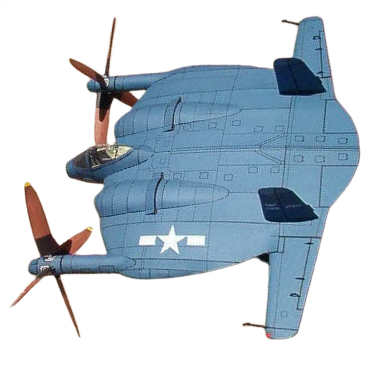 1:32 XF5U-1 Flying Pancake Fighter Aircraft Model Kit