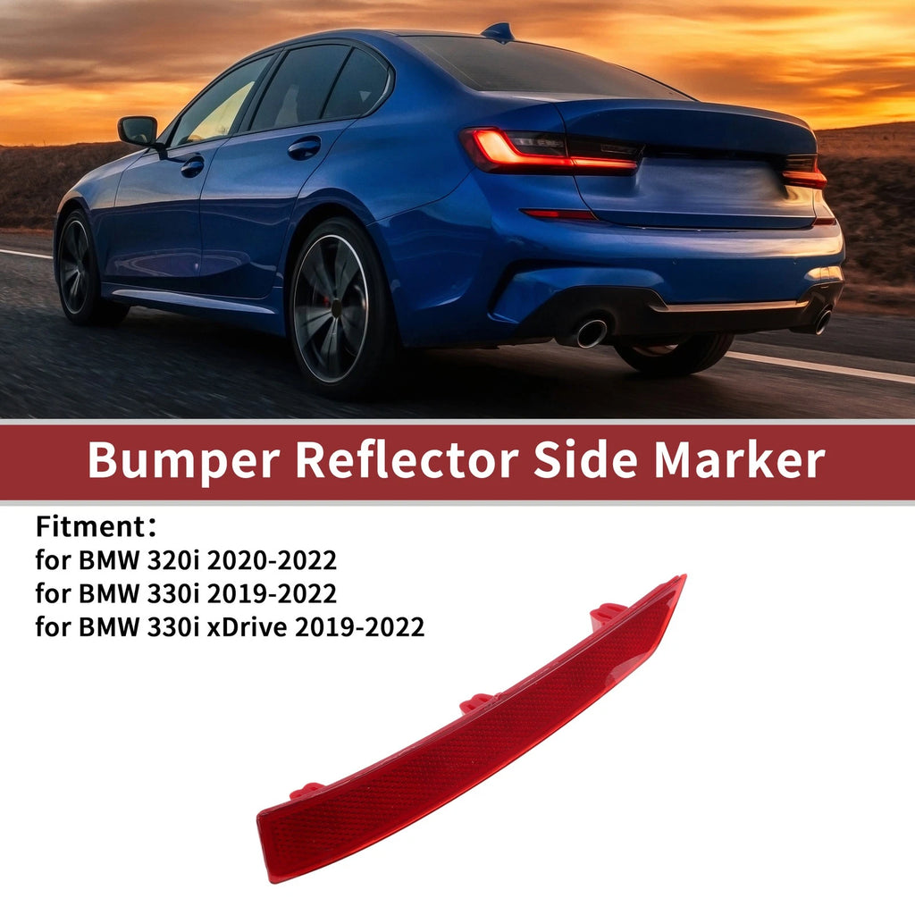 Rear Left Bumper Reflector for BMW 320i (2020–2022)