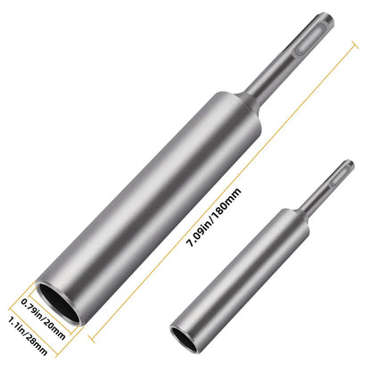 10mm SDS-Plus Round Shank Ground Rod Driver Bit Adapter for Electric Hammer
