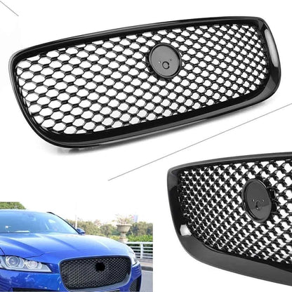 Honeycombe Style Mesh Front Bumper Grille for Jaguar XE (2015–2018)