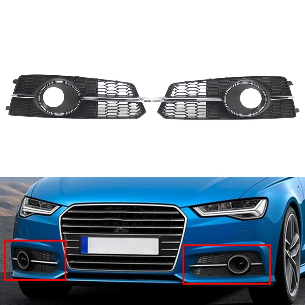 Fog Light Grille for Audi A6 S6 C7 (2016–2018) - With Hole