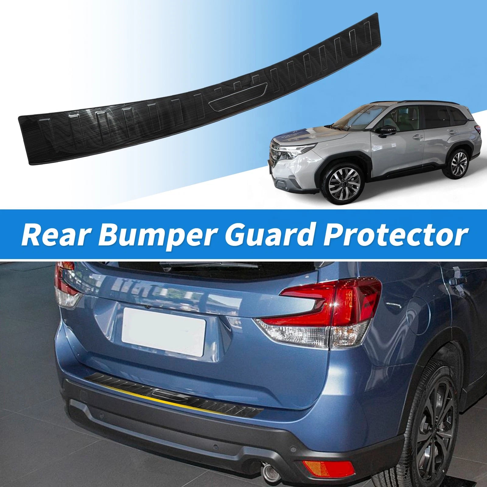 Rear Bumper Guard Protector for Door Entry Subaru Forester (2019–2024)