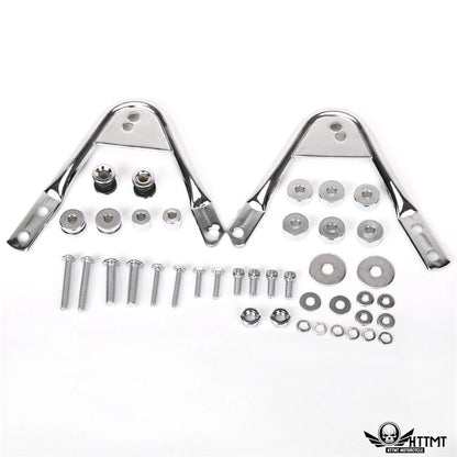 Detachable 2-Up Air Wing Luggage Rack for Harley Touring FLHT (1997–2008)