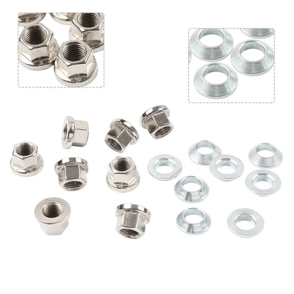 8pcs Wheel Flange Lug Nut Kit M10-1.25 for Honda TRX450R (2004–2009)