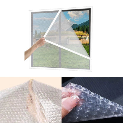 Semi Transparent Window Insulation Film for Light Transmission and Dust Control
