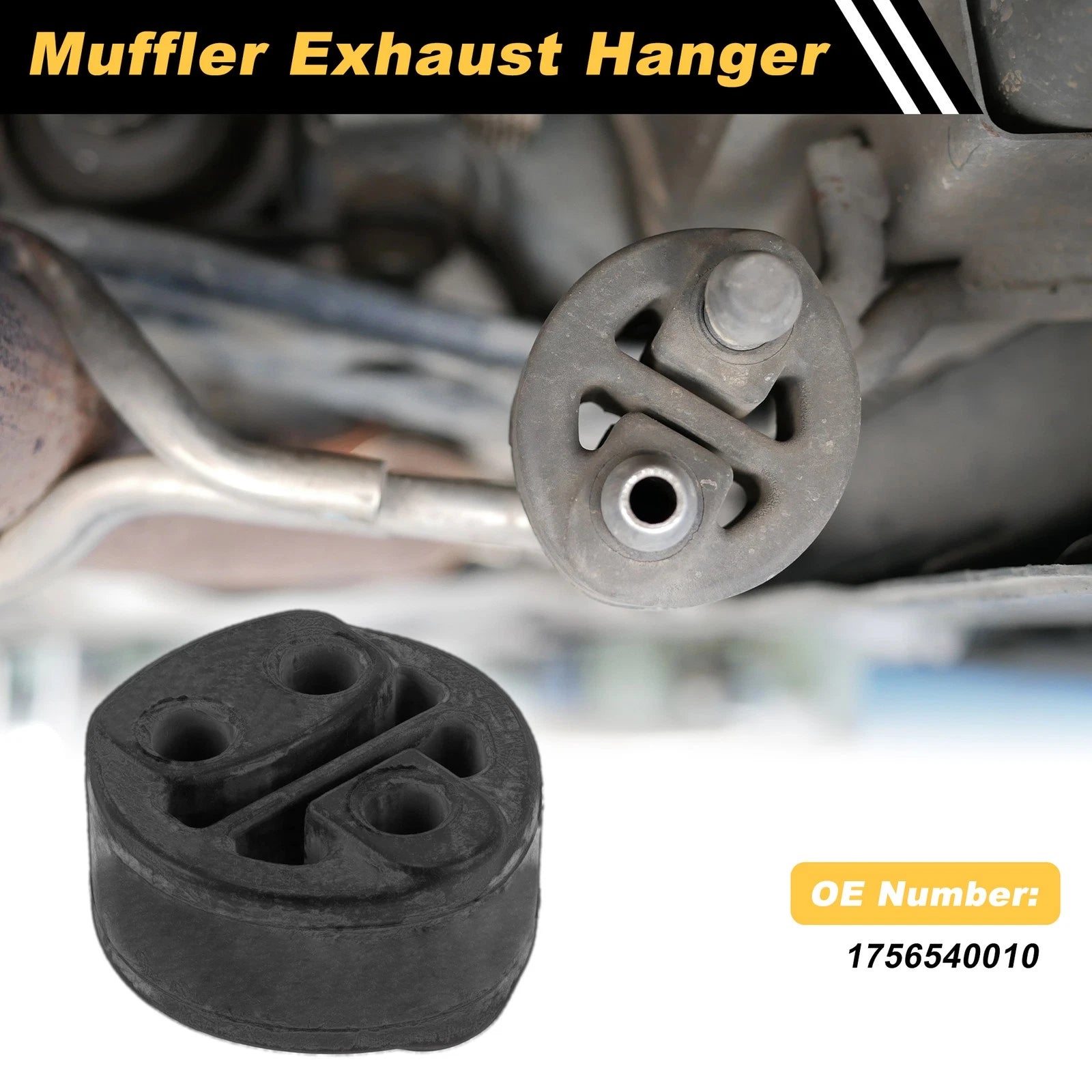 Exhaust Muffler Hanger for Scion XB (2008–2015) Replacement Black