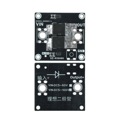 High Current 100A Ideal Diode Module DC 5V to 100V for Energy Storage