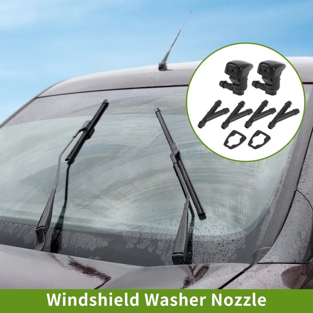 Windshield Washer Nozzle With Hose Connector Replacement for Chevrolet (2009–2016)