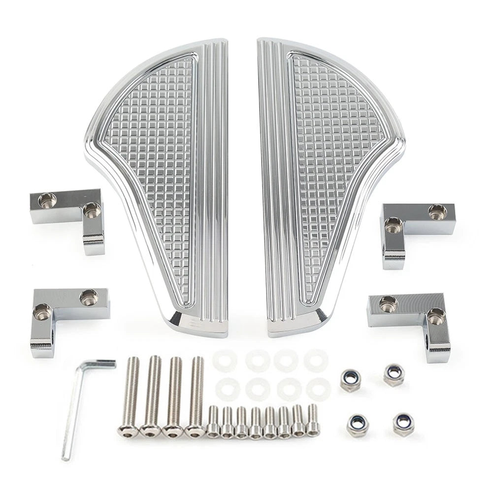 Rear Passenger Floorboard for Harley Street Glide (1993–2023) Chrome