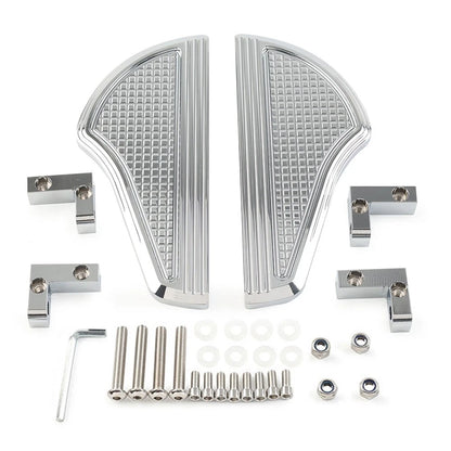 Rear Passenger Floorboard for Harley Street Glide (1993–2023) Chrome