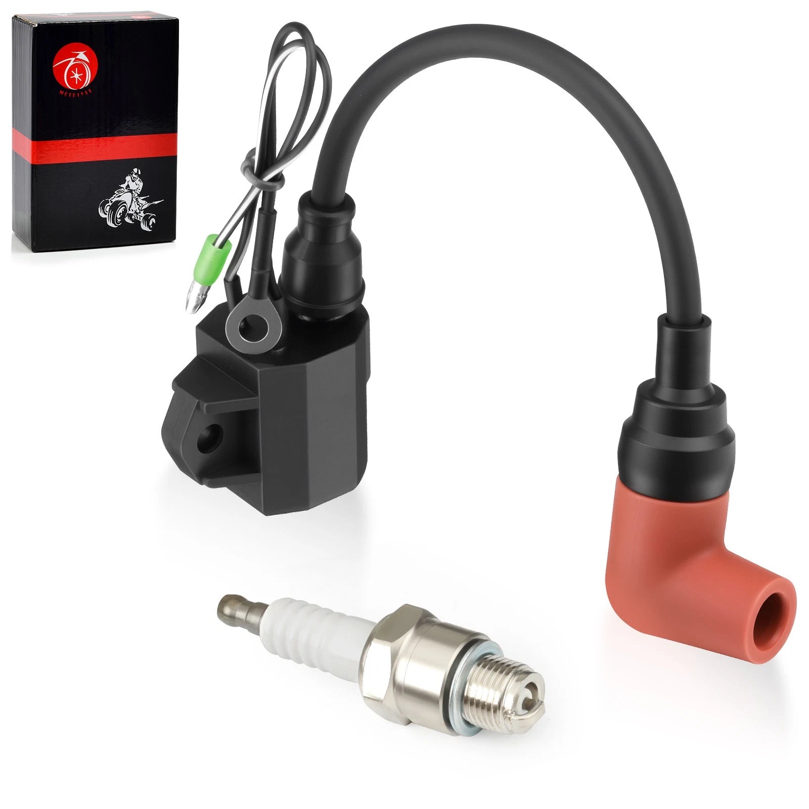 Ignition Coil for Yamaha Outboard C55 C60 C70 C75 C80A C90 (60-90 HP)