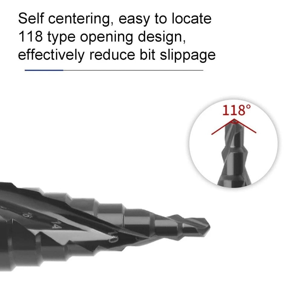 Step Drill Bit for Electric and Cordless Drills (Heavy Duty)