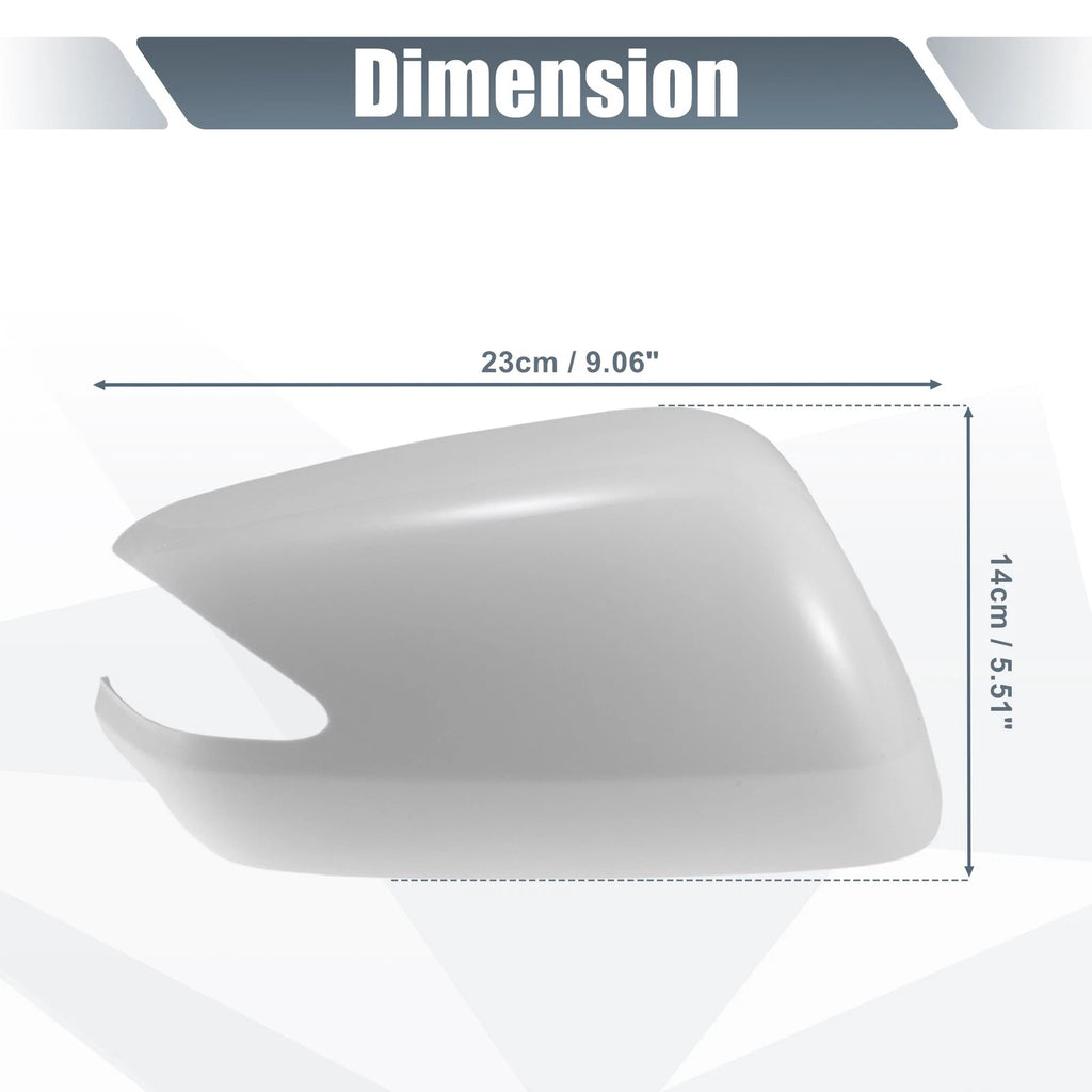Right Side Mirror Cover Cap Replacement for Honda Fit (2009–2013)