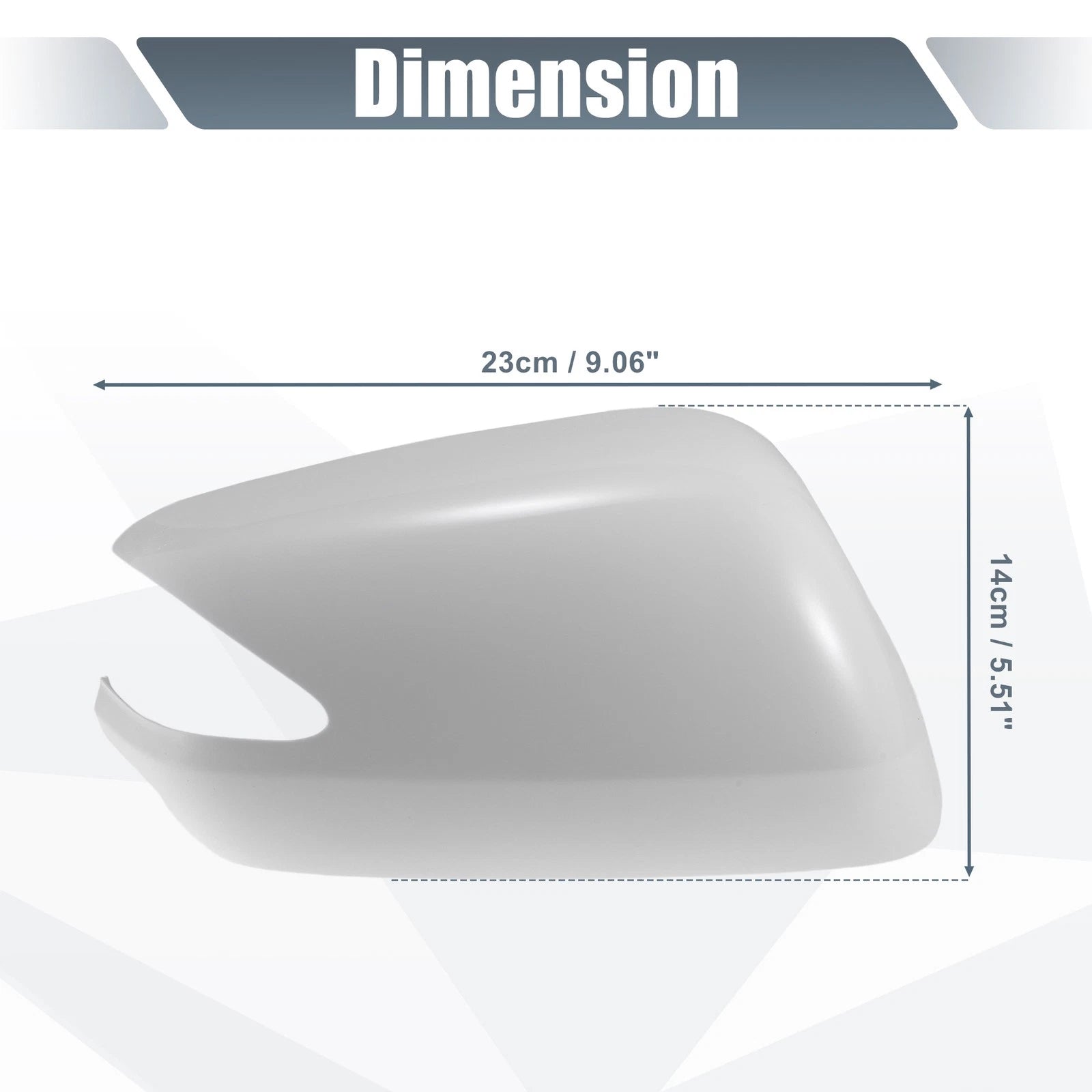 Right Side Mirror Cover Cap Replacement for Honda Fit (2009–2013)