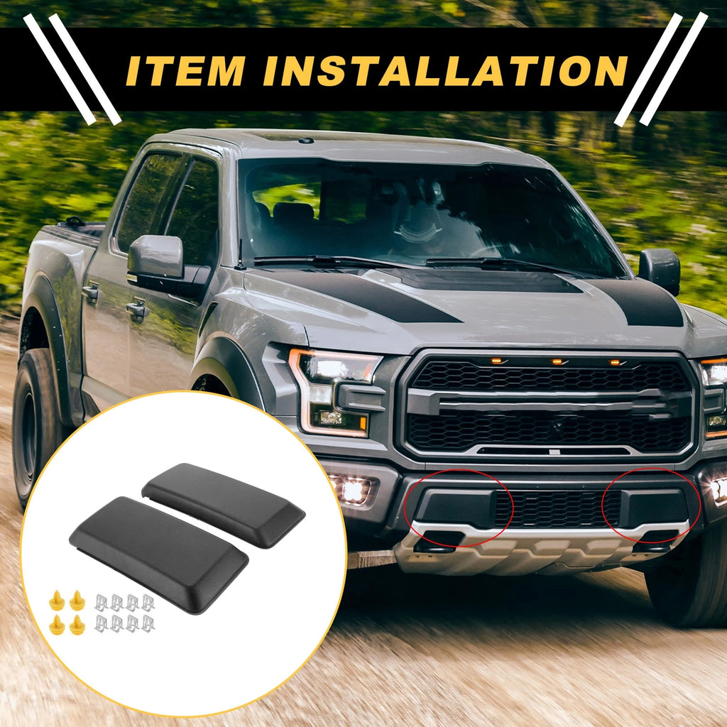 Front Bumper Guards Insert Pads for Ford F-150 (2018–2020) 1 Pair