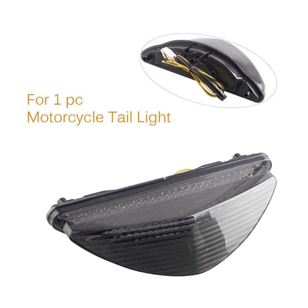 Smoke LED Brake Tail Light Turn Signals for Yamaha Raider (2008–2010)