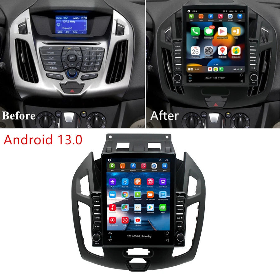 9.7" Android 13 Stereo Radio GPS for Ford Transit Connect (2014–2018)