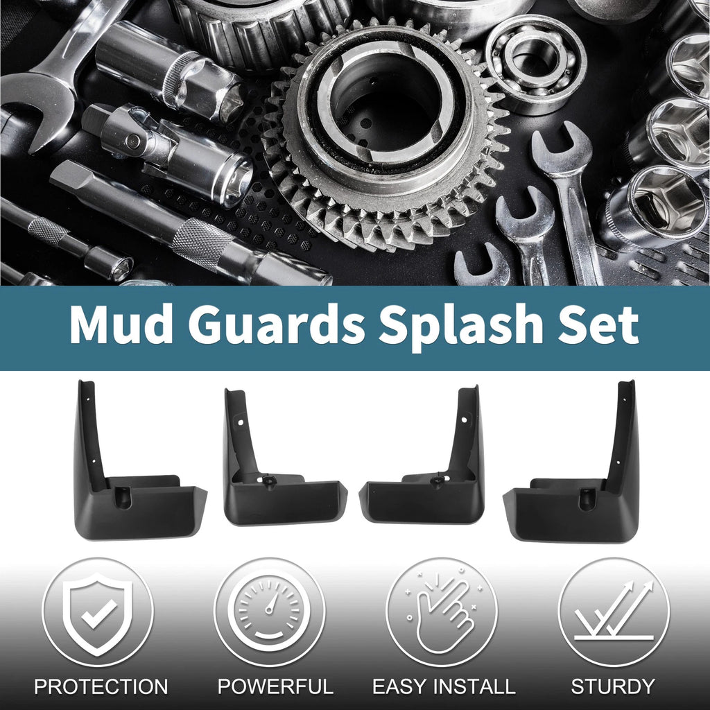 Mud Flaps Splash Guards 1Set for Toyota Sienna (2022–2024)
