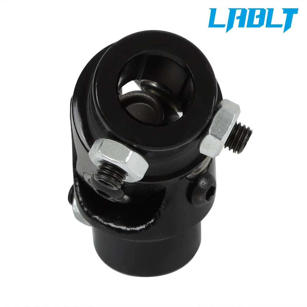 3/4" DD × 3/4" DD Single U-Joint for Universal Steering (Chrome, Stainless Steel)