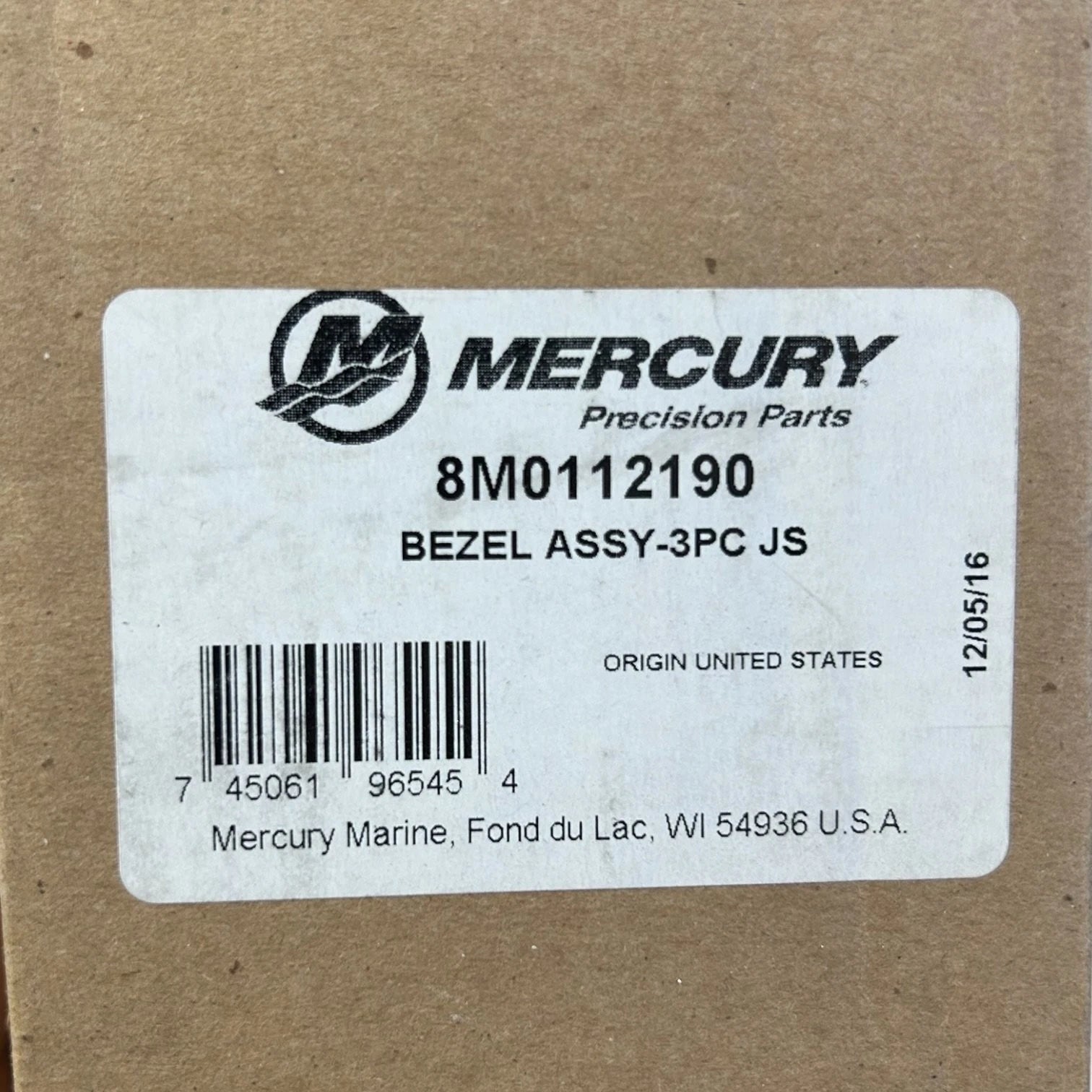 Bezel Replacement for Mercury Joy Stick Assembly 8M0112190, 8M0108314