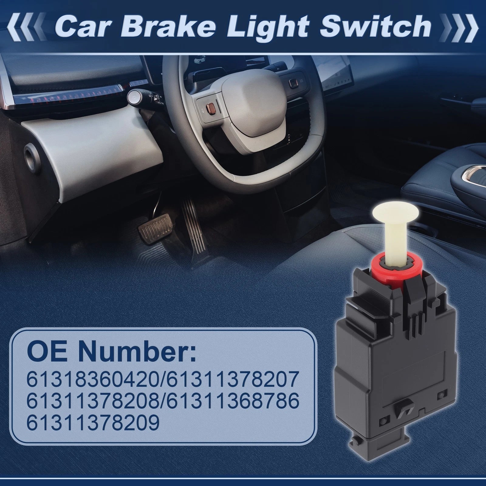 Brake Light Switch for BMW 3 Series E30 318i 1984-1991