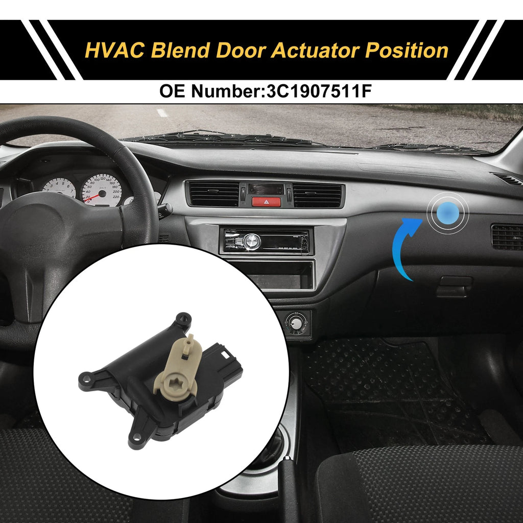 HVAC Heater Blend Door Actuator Replacement for Volkswagen Passat (2009–2012)