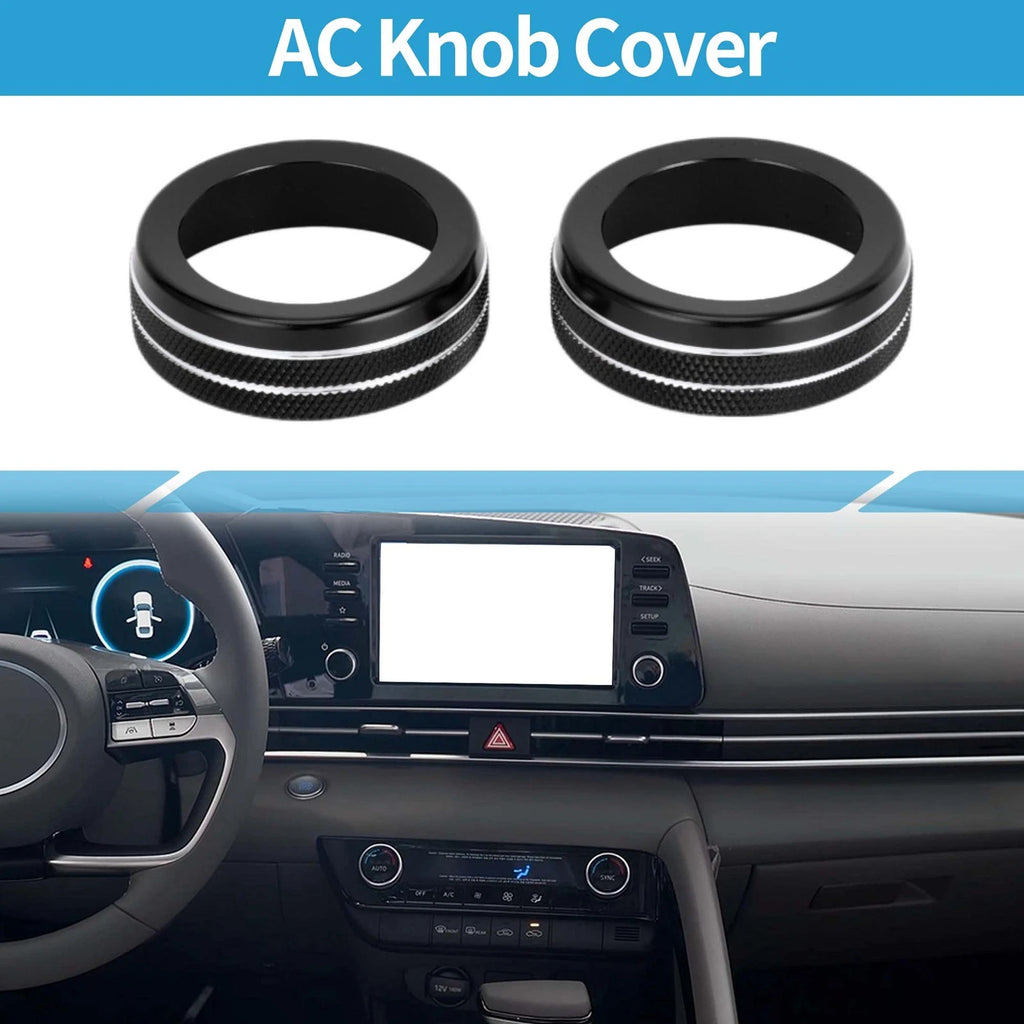 AC Climate Heater Switch Knob Cover Ring Replacement for Hyundai Elantra (2021–2024)
