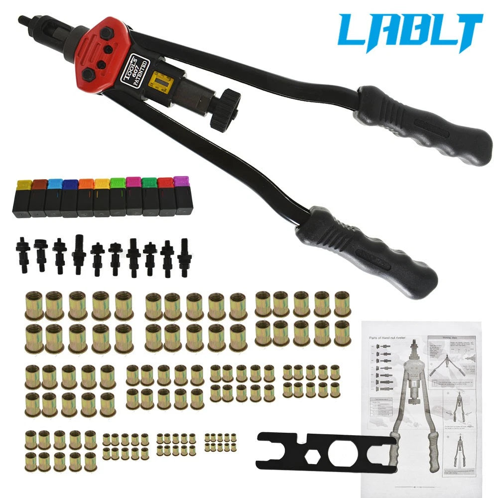 Rivet Nut Gun Kit for Universal Applications (16in)