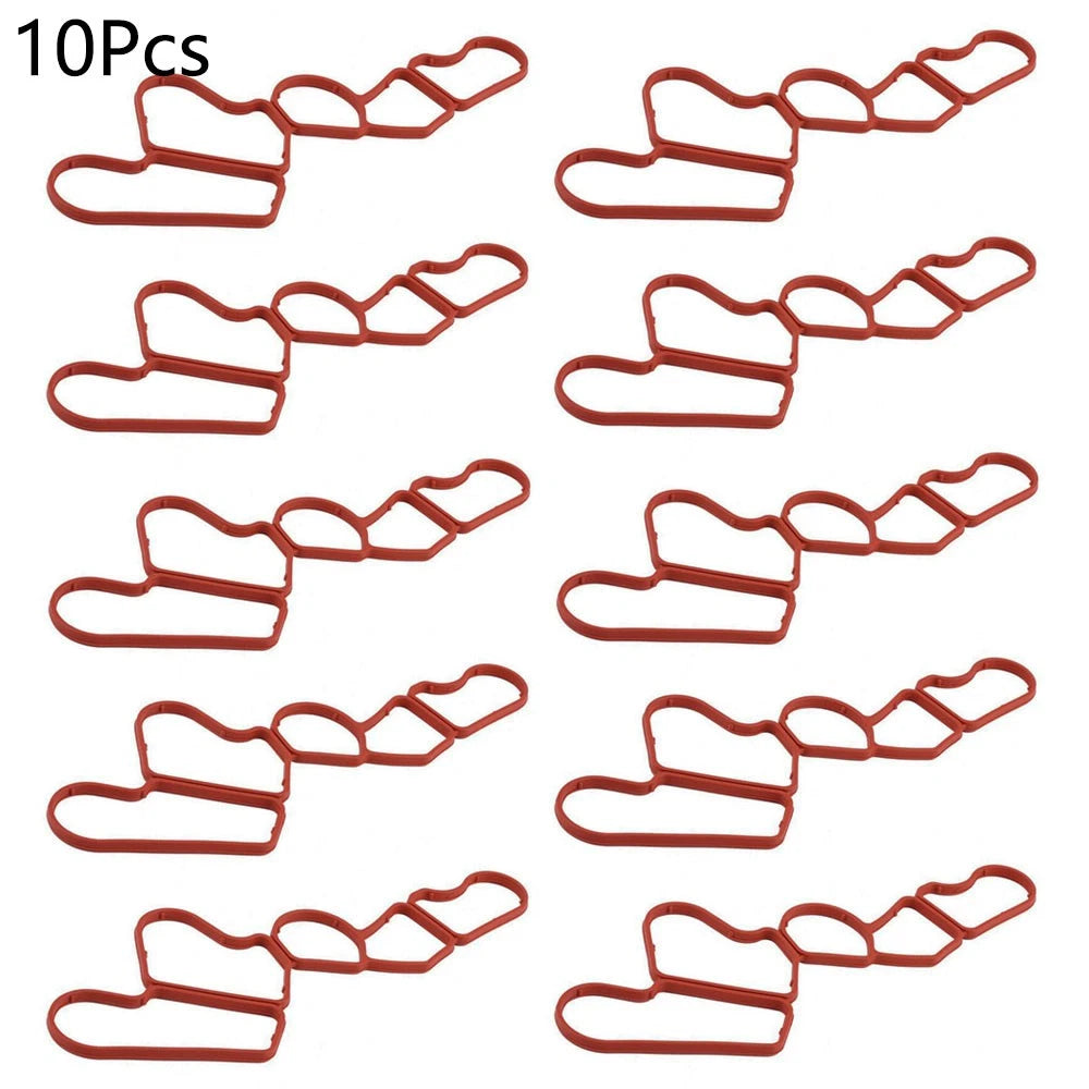 10Pcs Oil Filter Housing Gasket for Mercedes C280 E350 SLK350 (2001–2015) 2721840080