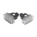 2X White LED License Plate Lamp for Mazda6 Mazda3 Hatchback (2014–2020)